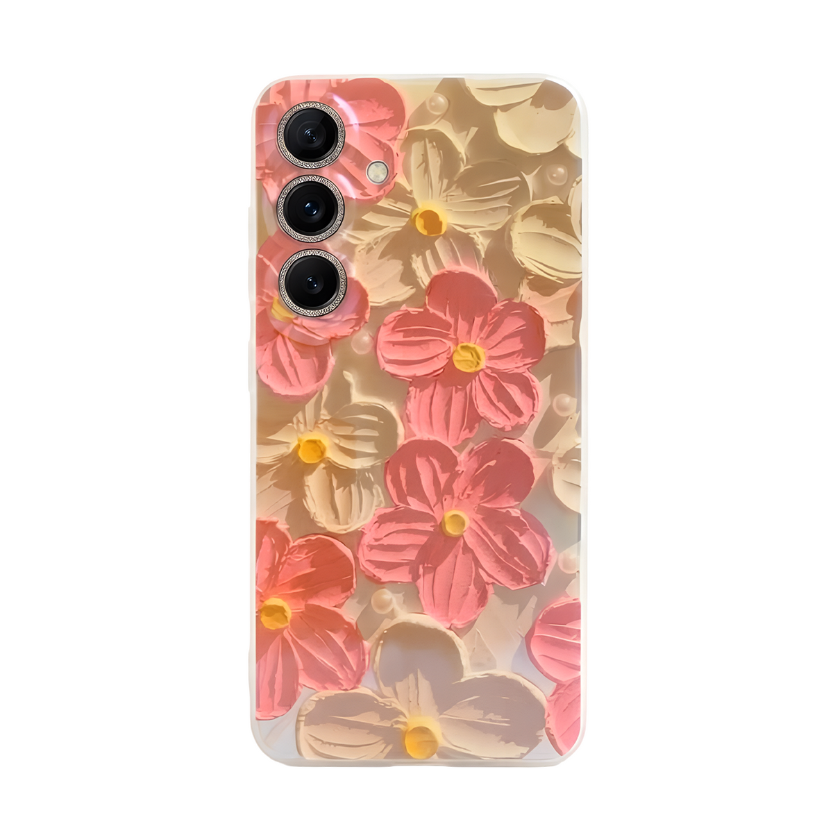 Vintage Bloom 3D Flower Style Phone Case