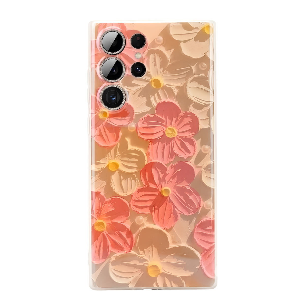 Vintage Bloom 3D Flower Style Phone Case