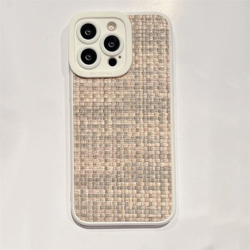 iPhone 14 Series -  Woven Pattern Phone Case