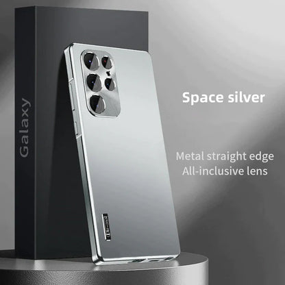 Galaxy S Series - Luxury Metal Straight Edge Case