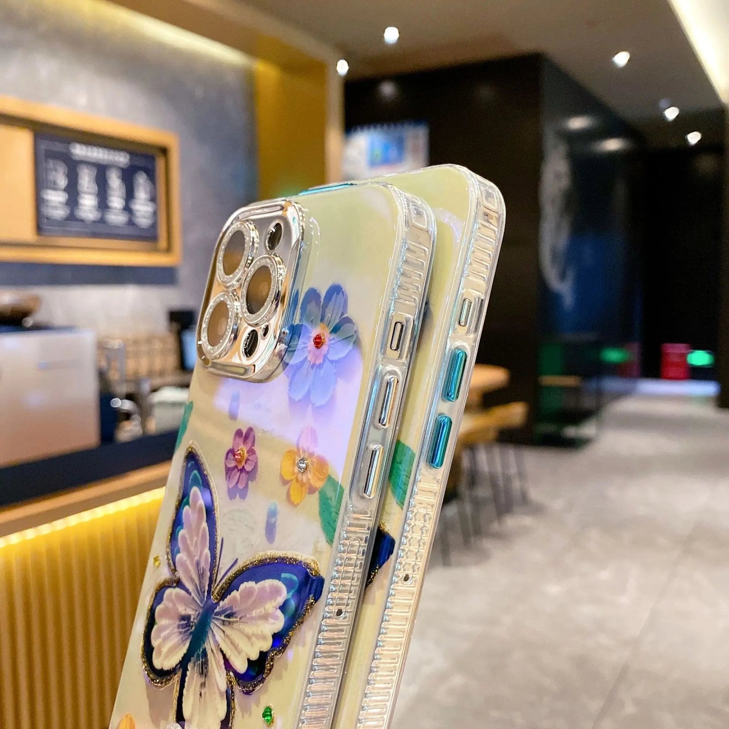 Butterfly Floral Case