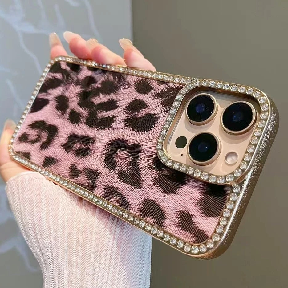 Glamour Leopard Case with lanyard