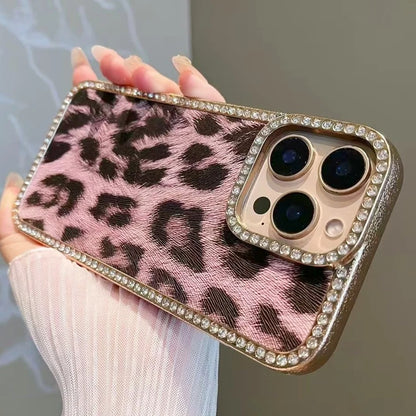 Glamour Leopard Case with lanyard