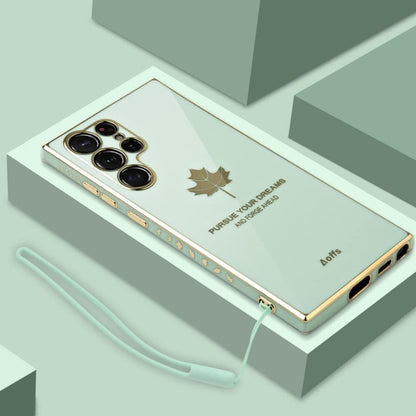 Galaxy S Series -  Electroplated Maple Leaf Case