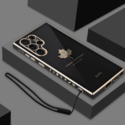 Galaxy S Series -  Electroplated Maple Leaf Case