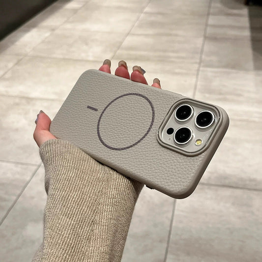 iPhone - SkinMag Leather Case