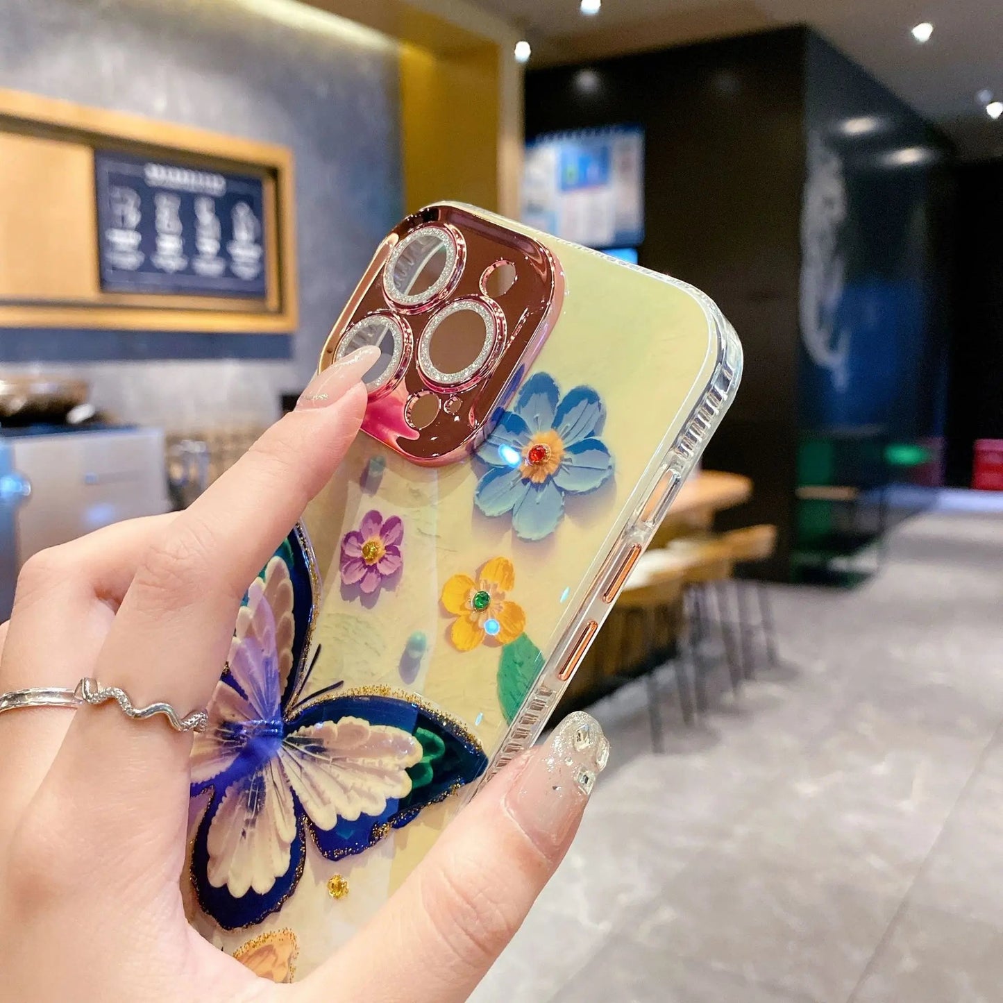 Butterfly Floral Case