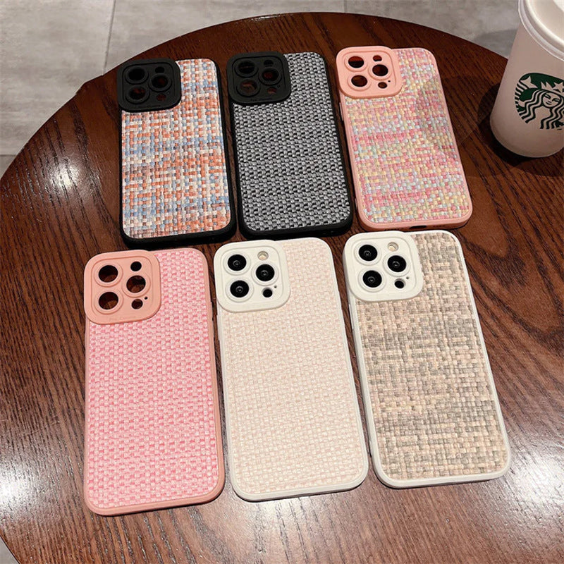 iPhone 14 Series -  Woven Pattern Phone Case