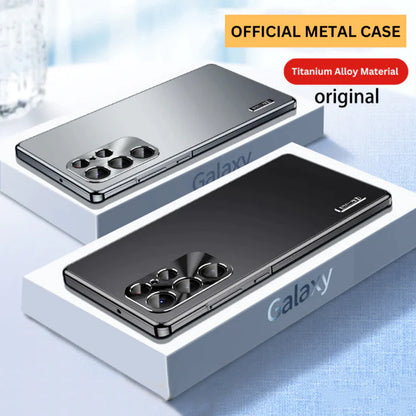 Galaxy S23 Ultra Luxury Metal Straight Edge Case