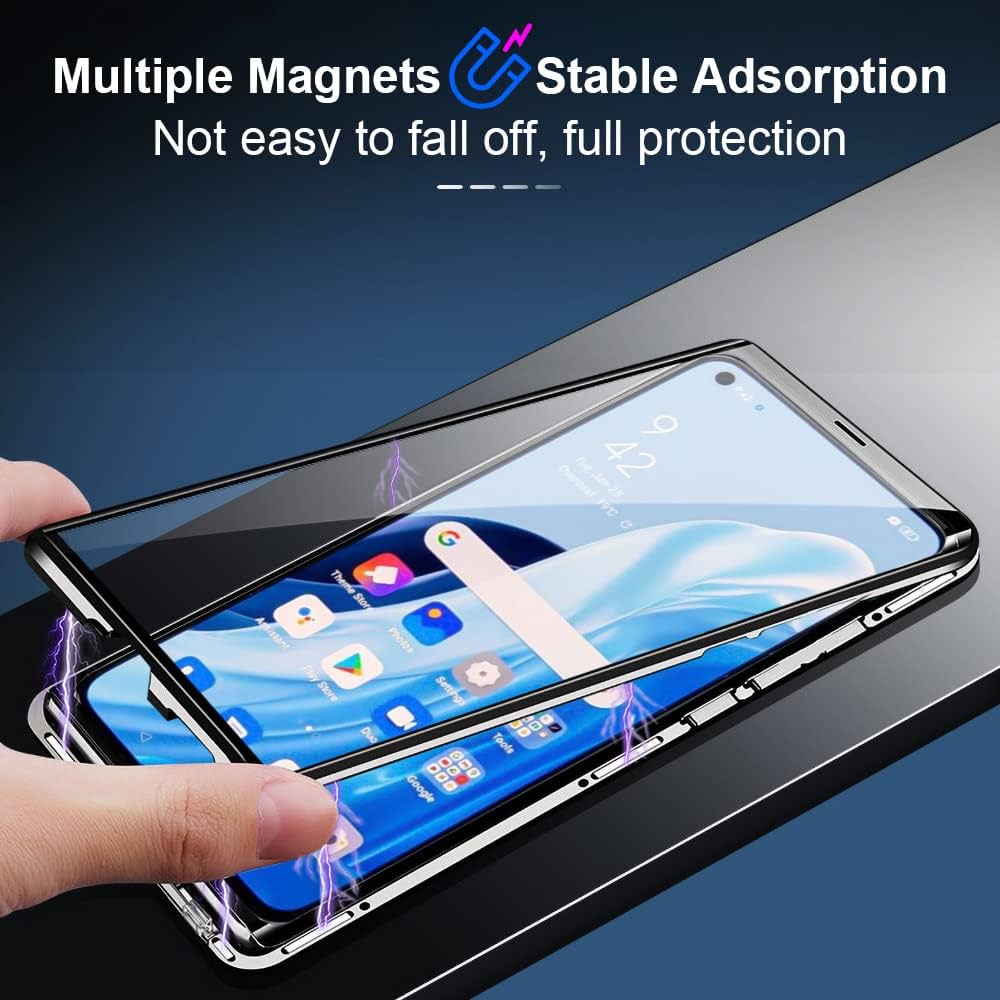 Oppo - Double Sided Magnetic Metal Frame Case