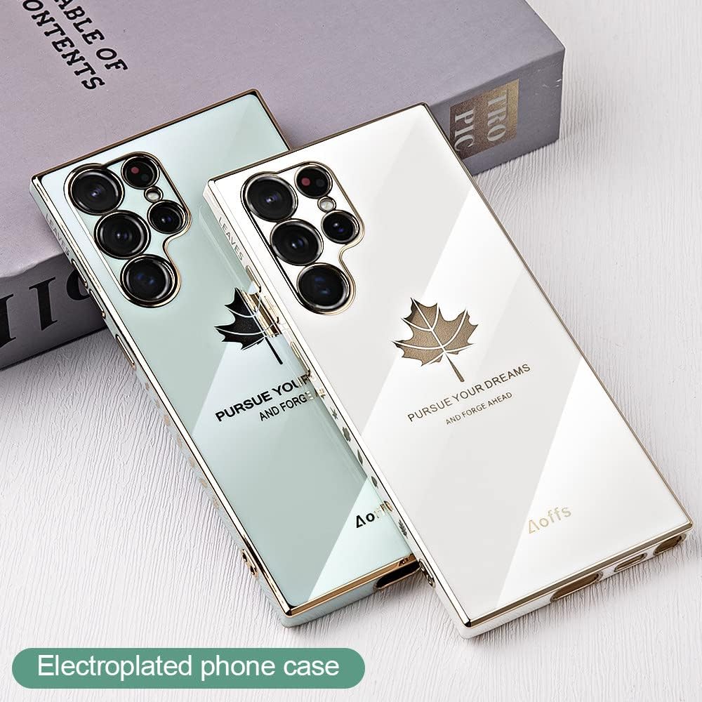 Galaxy S Series -  Electroplated Maple Leaf Case