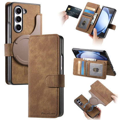 Galaxy S Series - Detachable Card Solt Wallet Leather Case