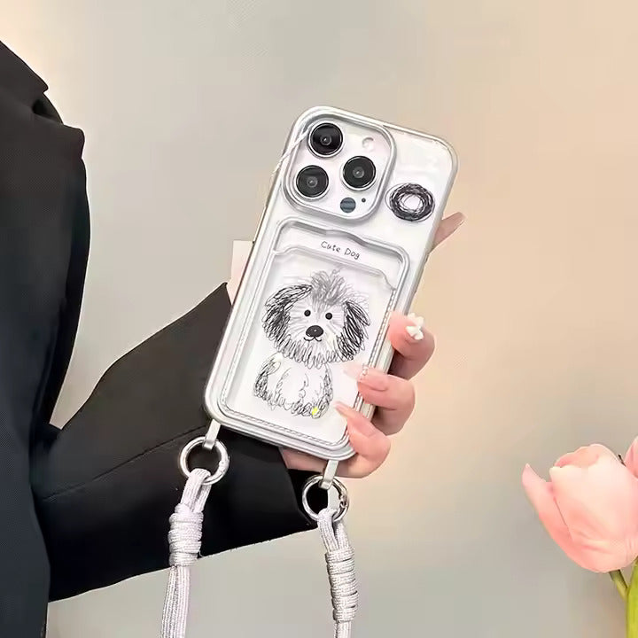 Cute Dogo Case With Lanyard