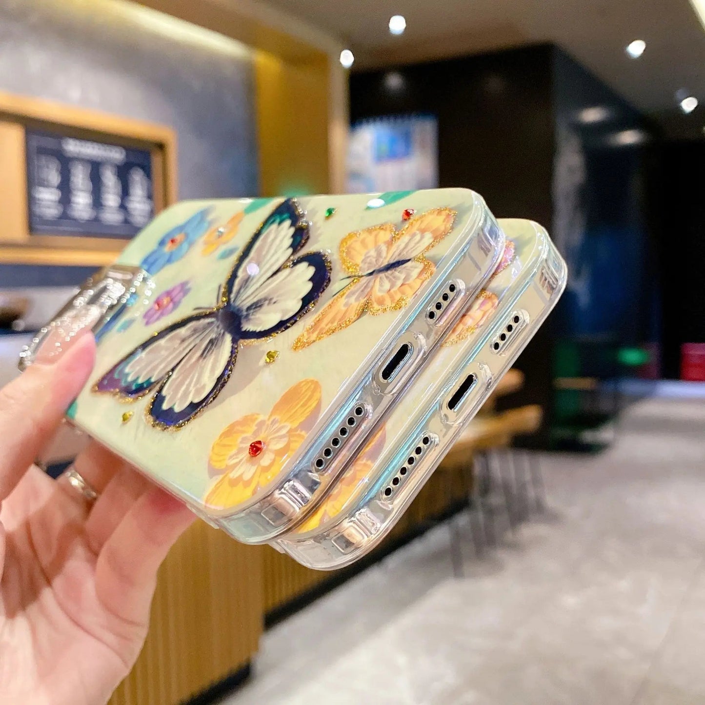 Butterfly Floral Case