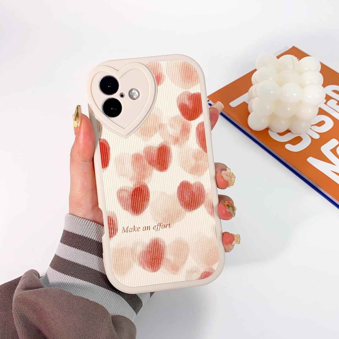 Watercolor Heart Case