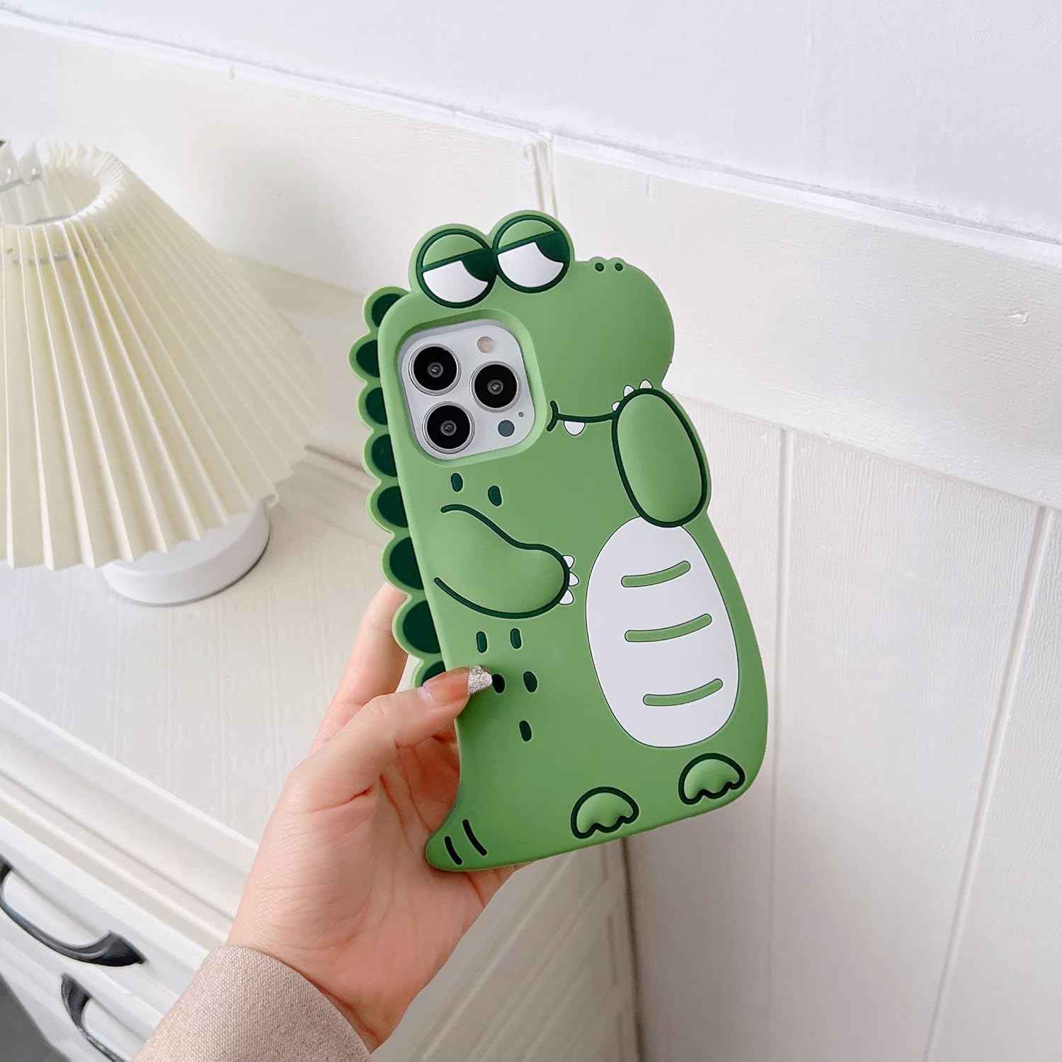 Cute Crocodile Soft Silicone Case