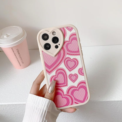 Pink Heart Confetti Case