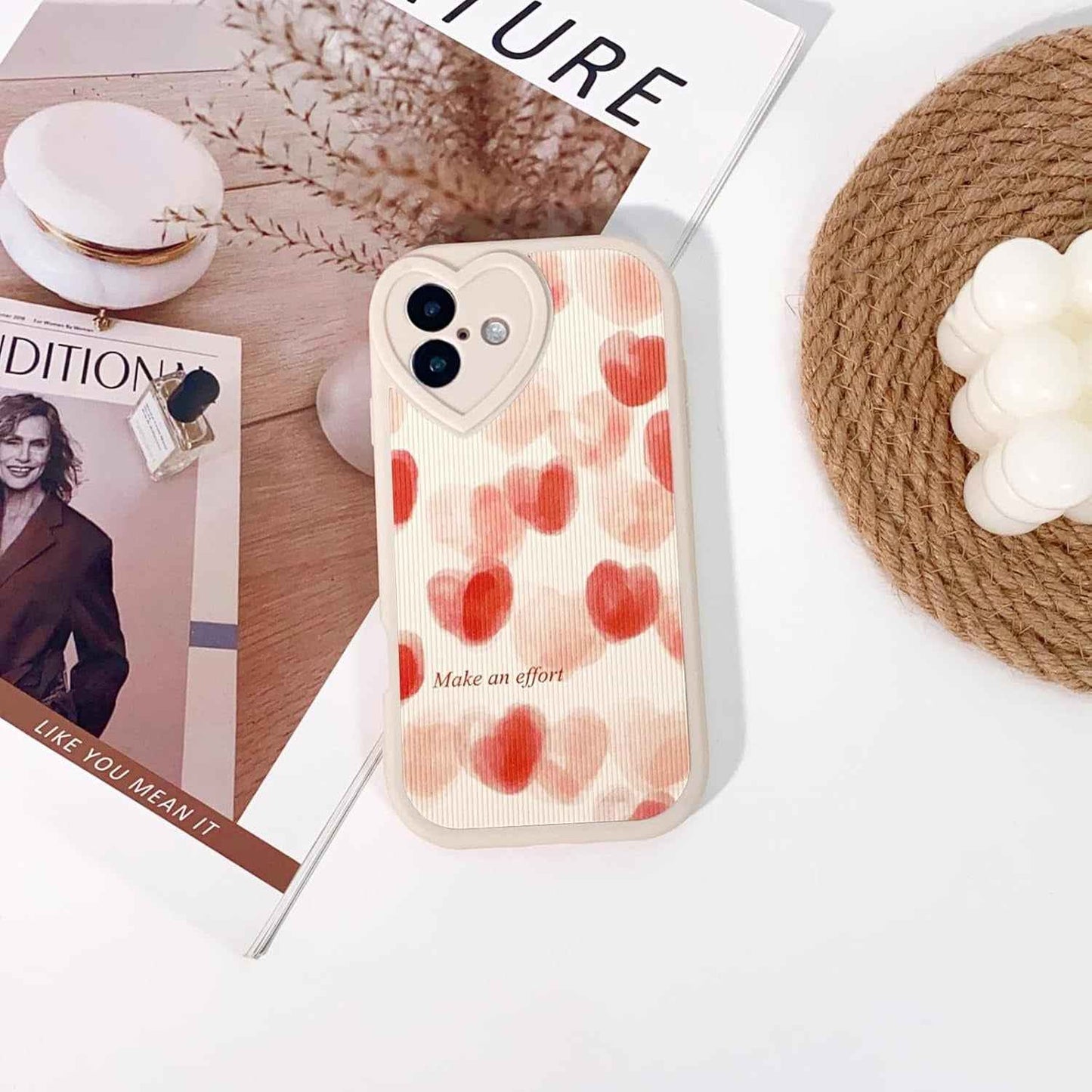 Watercolor Heart Case