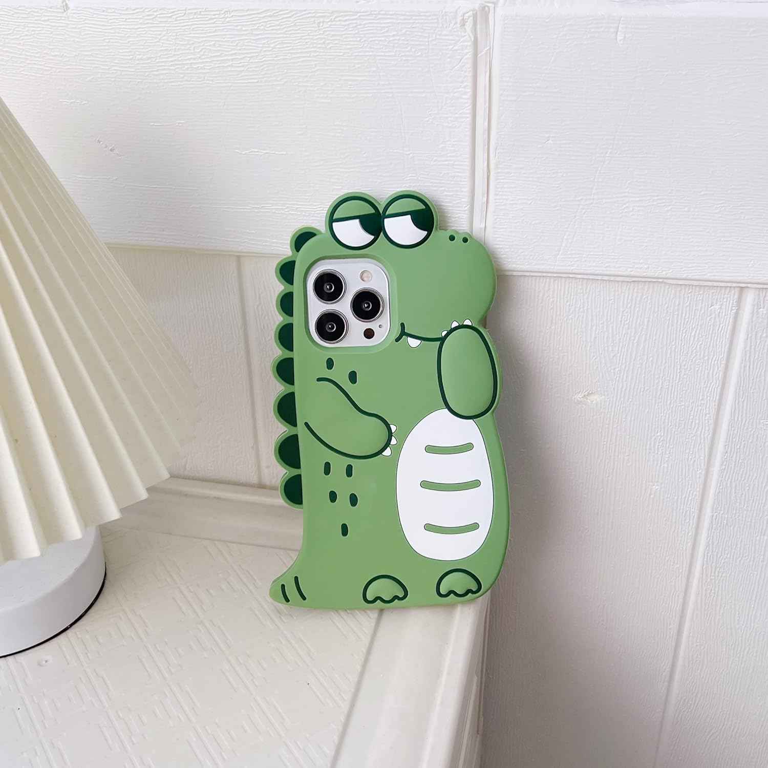Cute Crocodile Soft Silicone Case