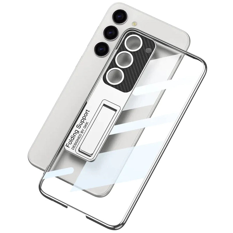 Galaxy - Anti-Yellowing Transparent Kickstand Protective Case