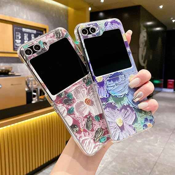 Oil Painting Floral Case with Lanyard