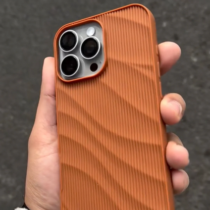 Minimal Wave Shield Case - Orange