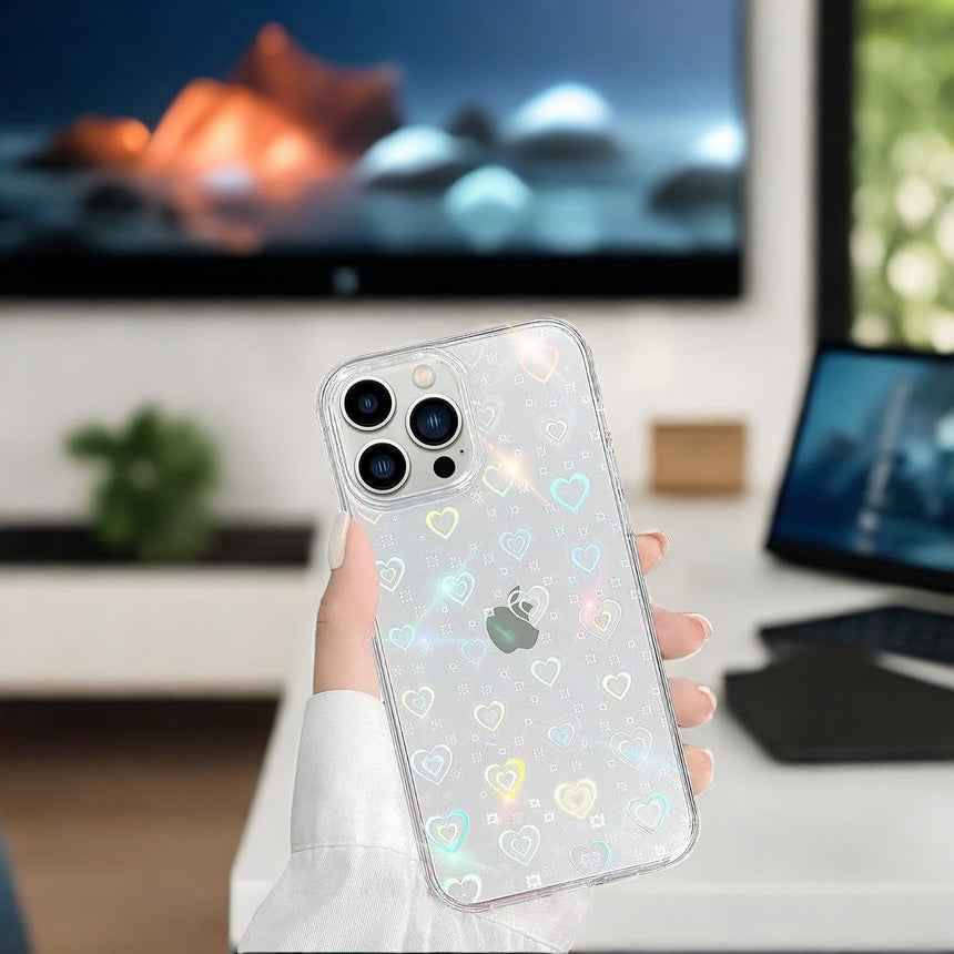 Laser Love Heart Case - iPhone