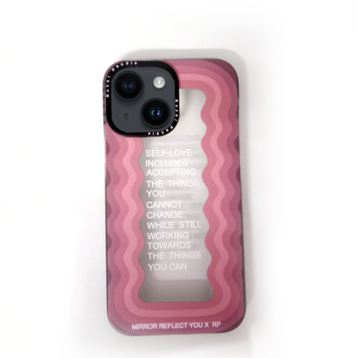 iPhone - Inspirational Text Wave Case