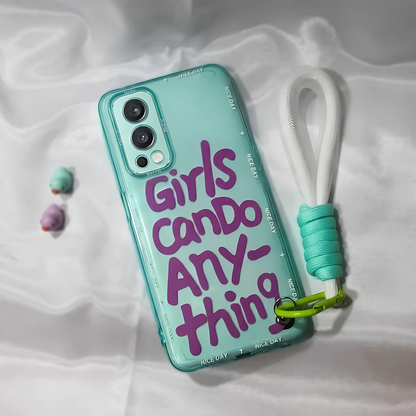 OnePlus - Cute Graffiti Letter Case with Lanyard