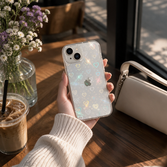 Laser Love Heart Case - iPhone