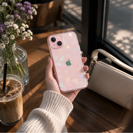 Laser Love Heart Case - iPhone