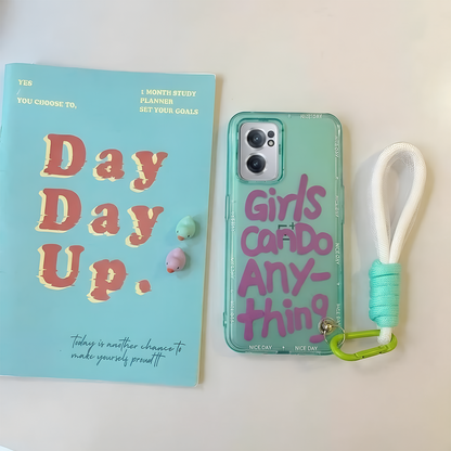 OnePlus - Cute Graffiti Letter Case with Lanyard