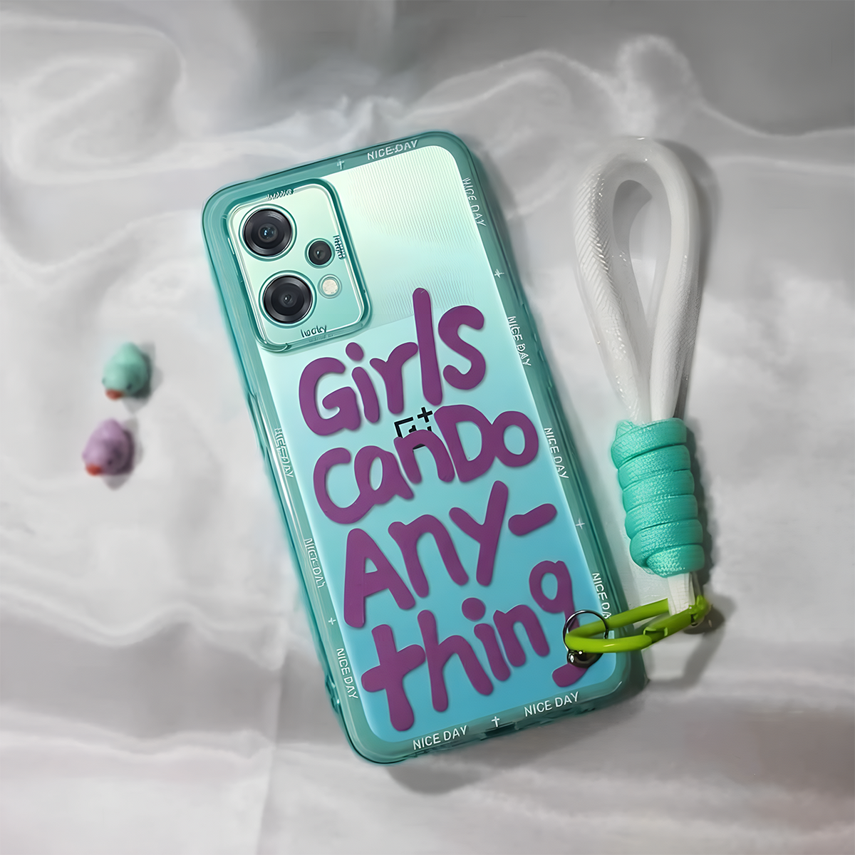 OnePlus - Cute Graffiti Letter Case with Lanyard
