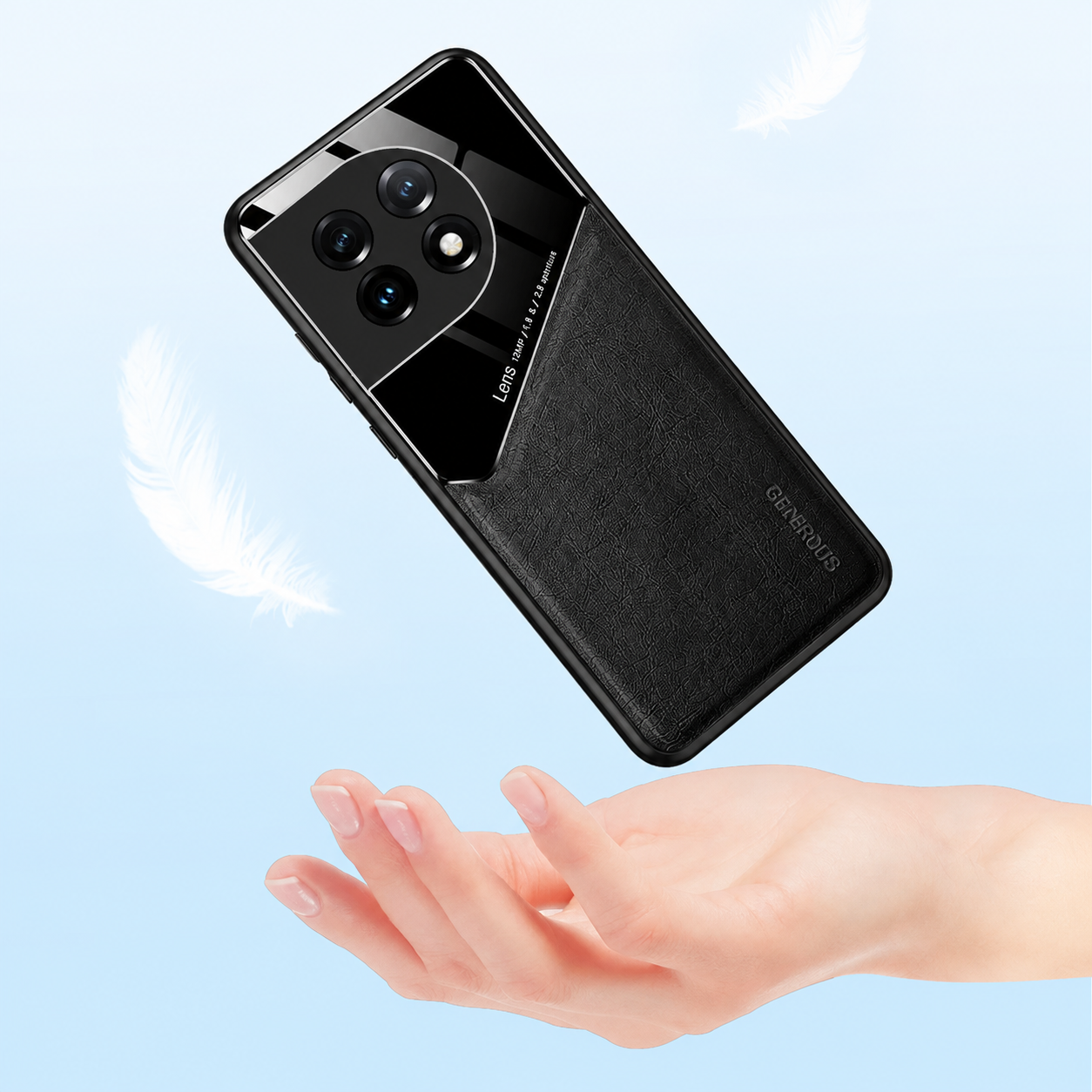 Leather Textured Lens Case