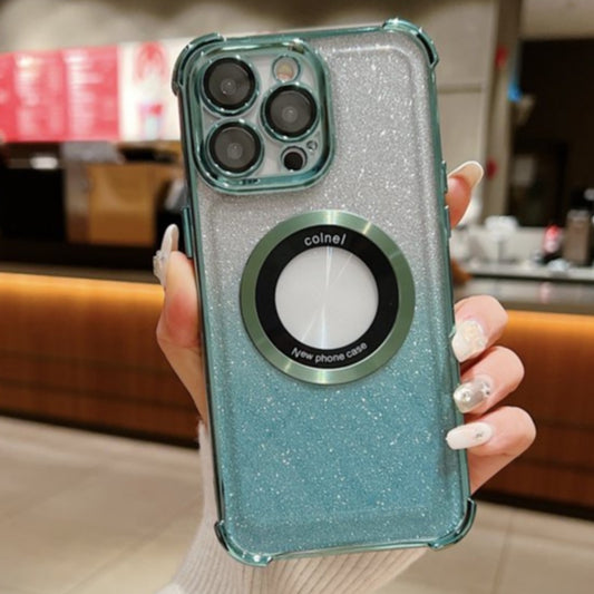Gradient Glitter Grip Case - iPhone