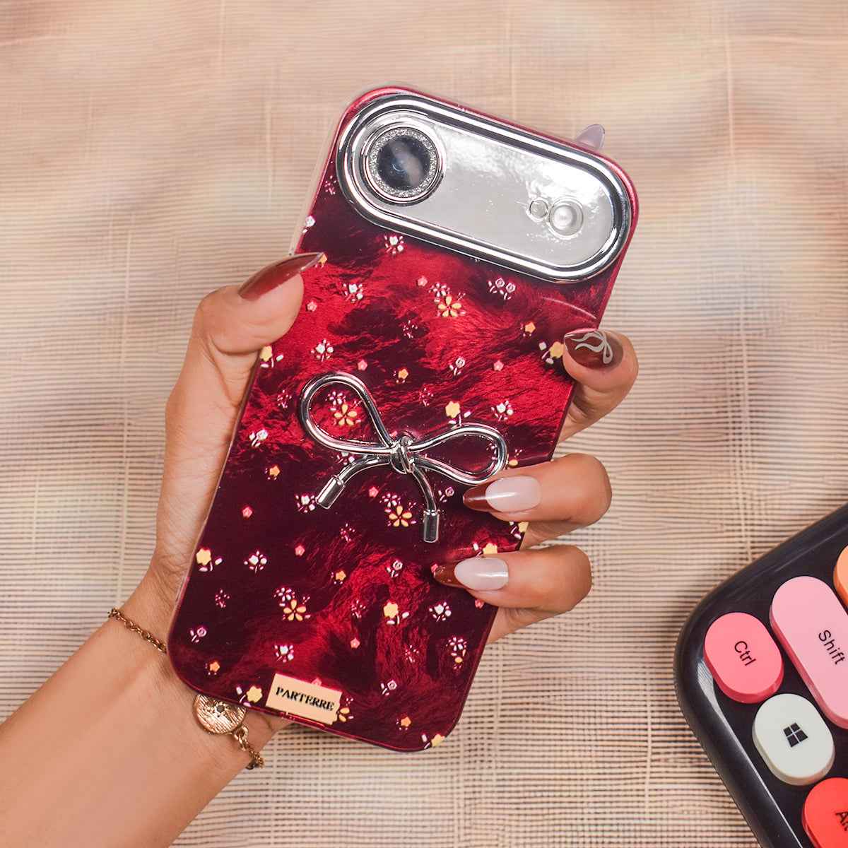 Crimson Royale Bow Case - iPhone Air