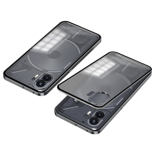 Nothing Phone 2 - Frosted Glass Metal Frame Case