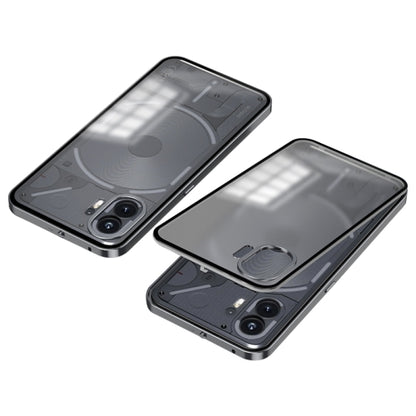 Nothing Phone 2 - Frosted Glass Metal Frame Case