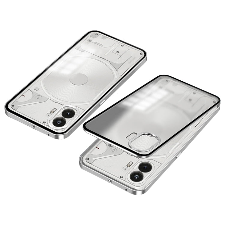 Nothing Phone 2 - Frosted Glass Metal Frame Case