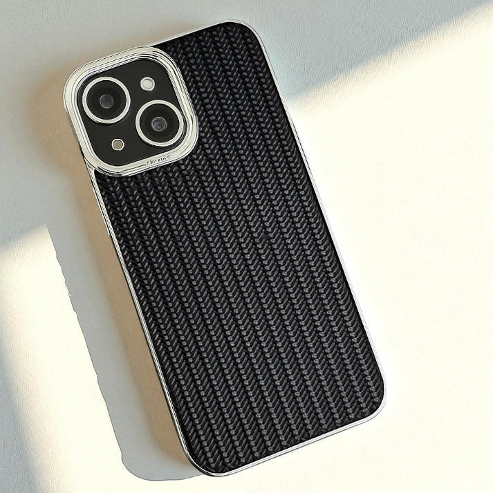 iPhone Series - Textured Weave Luxe Case