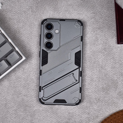 Galaxy S Series - Elegant Hard Armor Invisible Bracket Phone Case