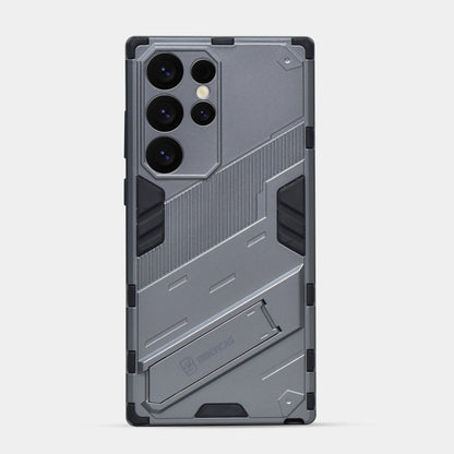 Galaxy S Series - Elegant Hard Armor Invisible Bracket Phone Case