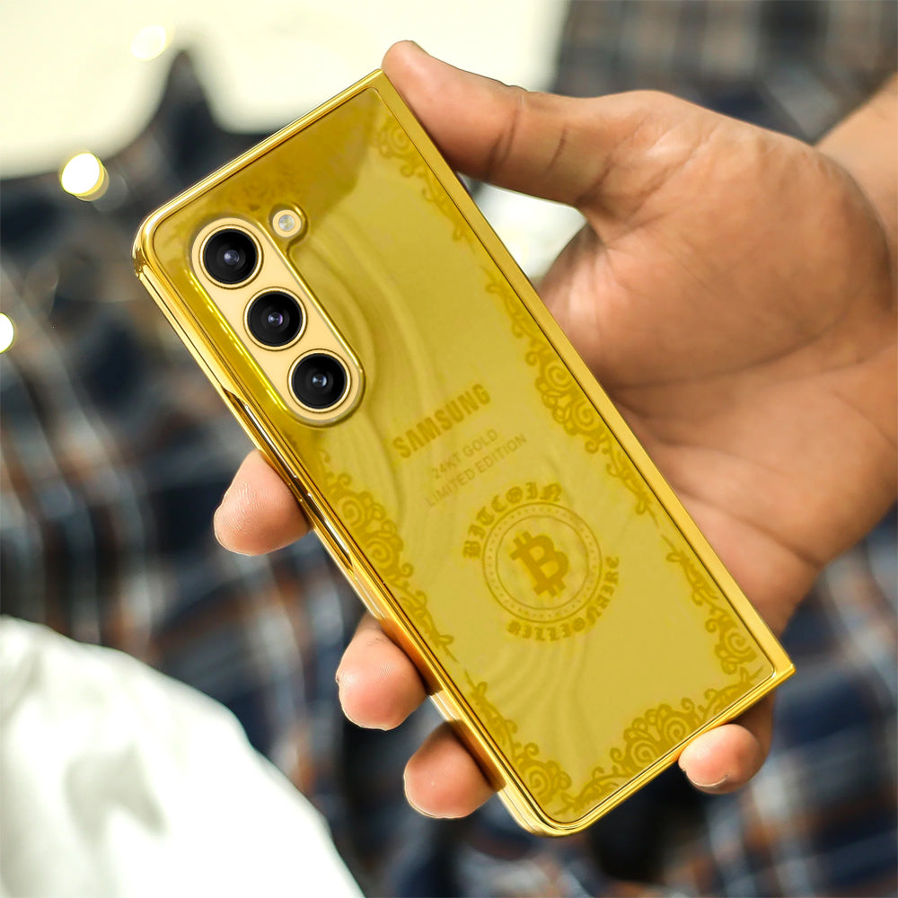 Galaxy Z Fold Series - Luxe Camera Protective Gold Plated Case