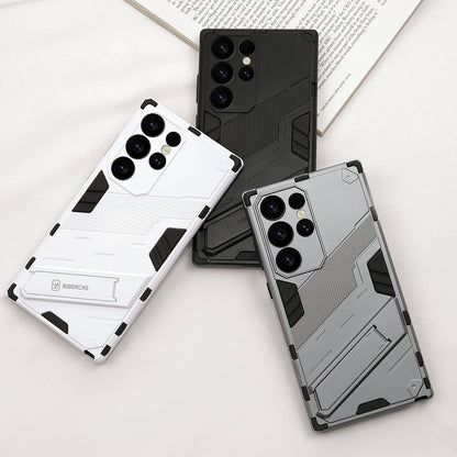 Galaxy S Series - Elegant Hard Armor Invisible Bracket Phone Case