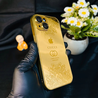 iPhone Series - Luxe Camera Protective Gold Plated Case