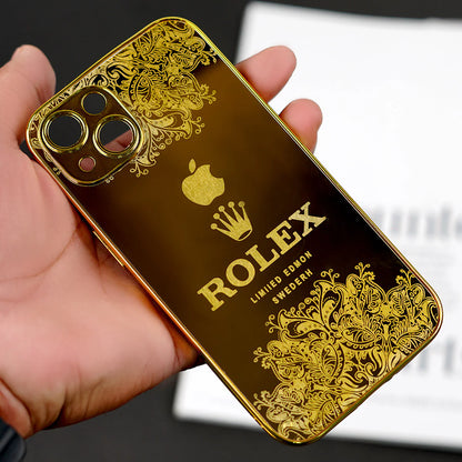 iPhone Series - Luxe Camera Protective Gold Plated Case