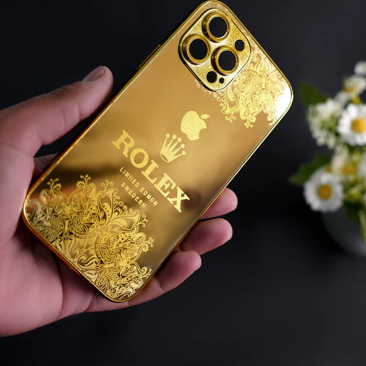 iPhone Series - Luxe Camera Protective Gold Plated Case