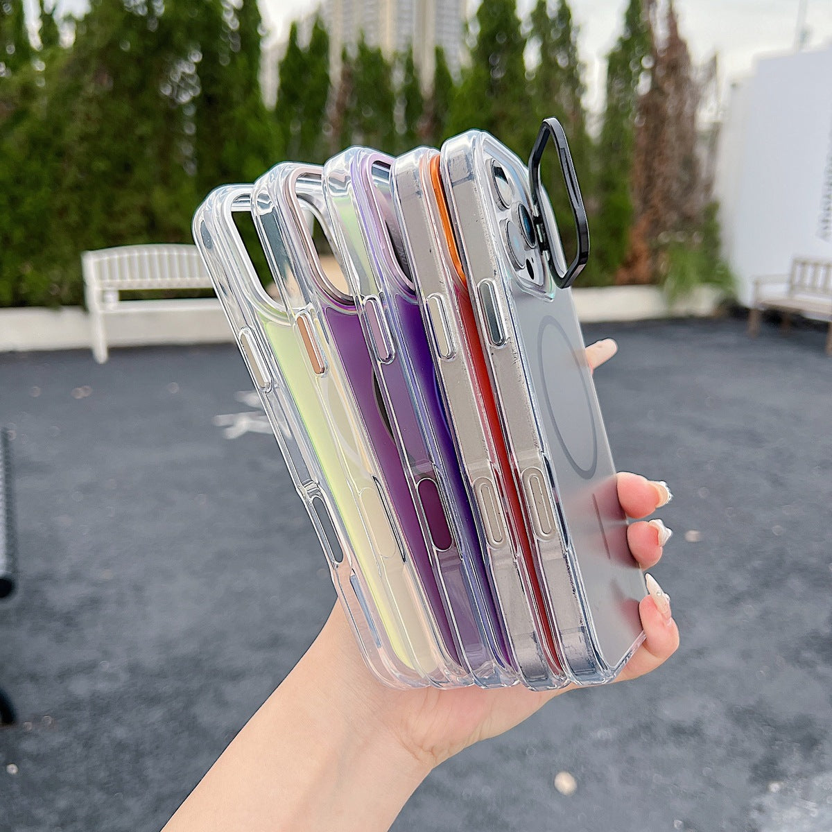 Alloy Lens Holder MagSafe Case - iPhone