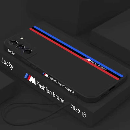 Galaxy Ultra Series - Fashionable Silicone Straight Side Track Case