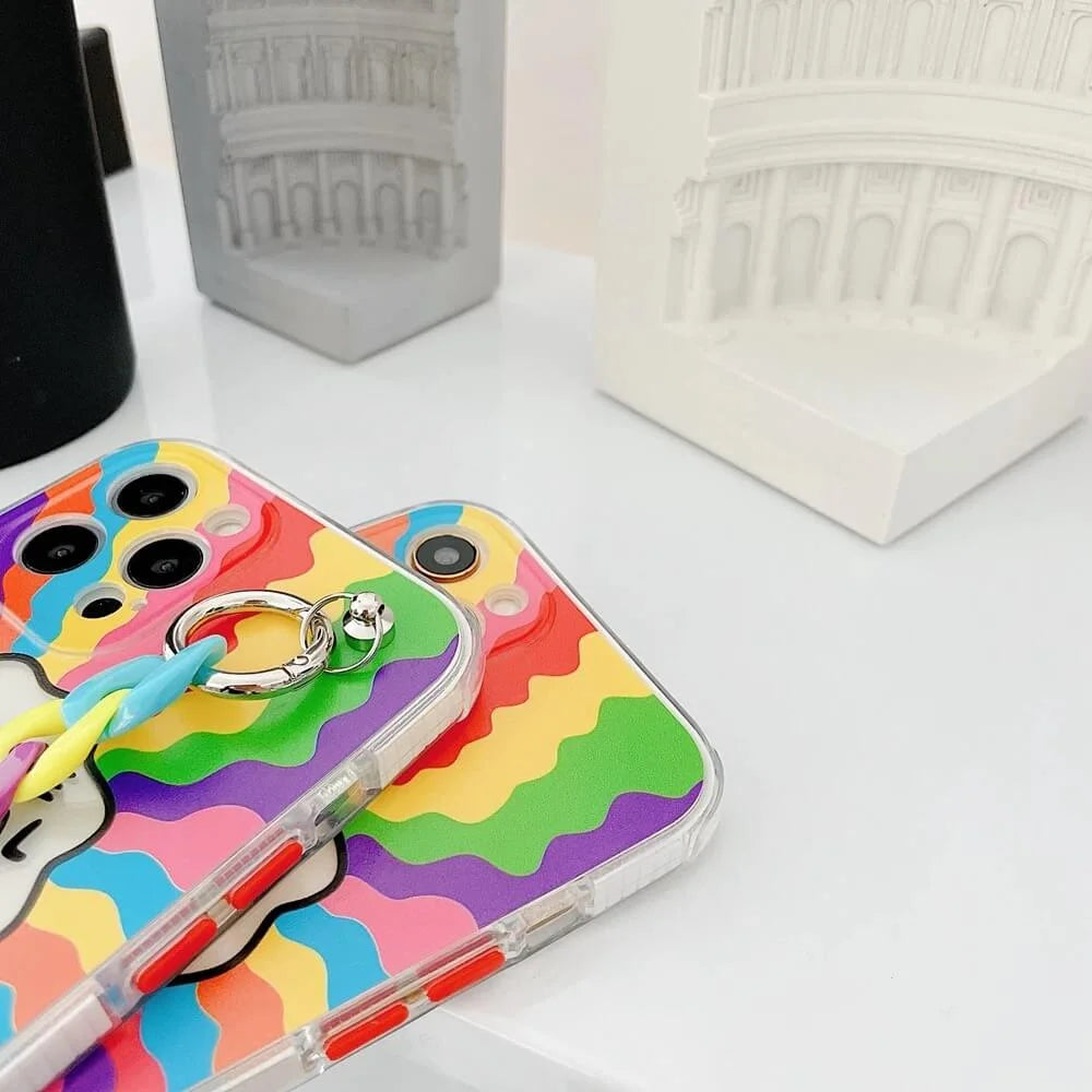 Rainbow Case with Chain Bracelet